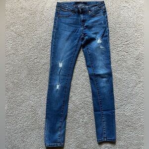 Joe's Jeans Dark Blue Distressed Skinny Jeans